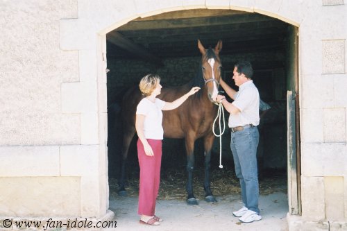 Frdric Laroche et sa femme